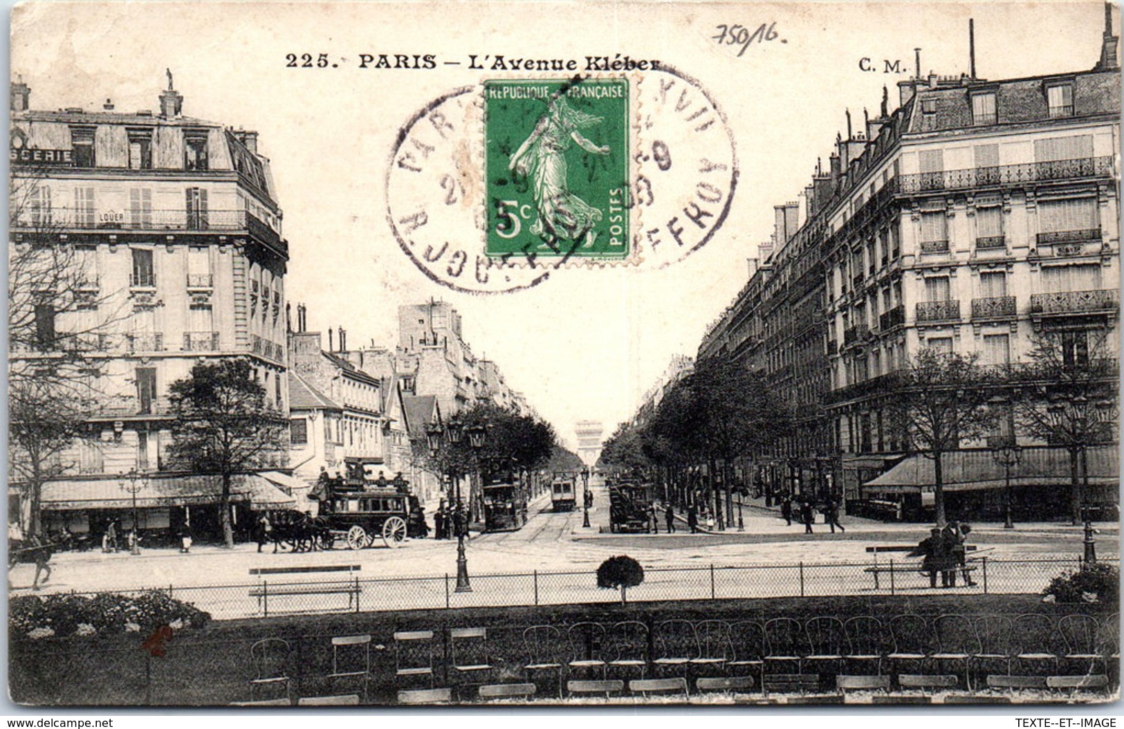 75 PARIS - L'avenue Kleber - Autres & Non Classés