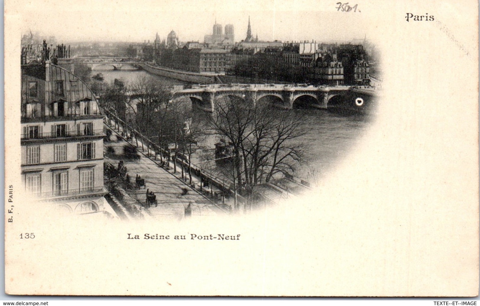 75 PARIS - La Seine Au Pont Neuf - Autres & Non Classés