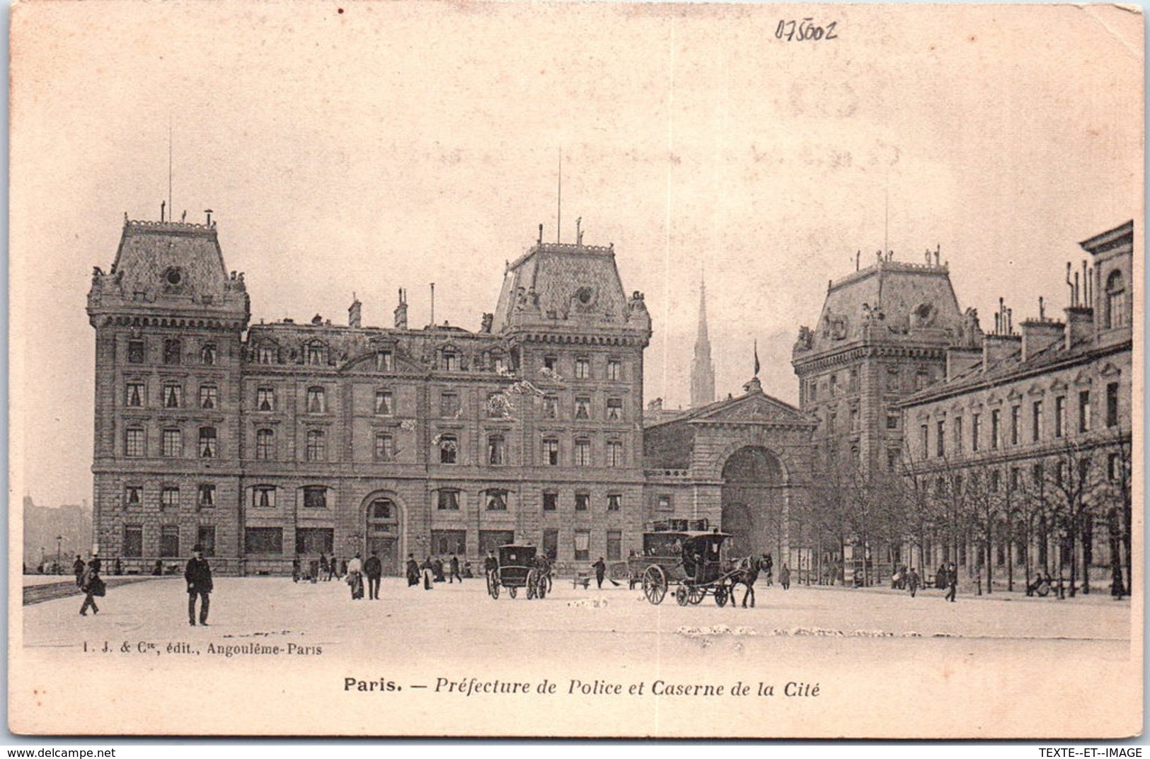 75 PARIS - Préfecture De Police Et Caserne De La Cité - Autres & Non Classés