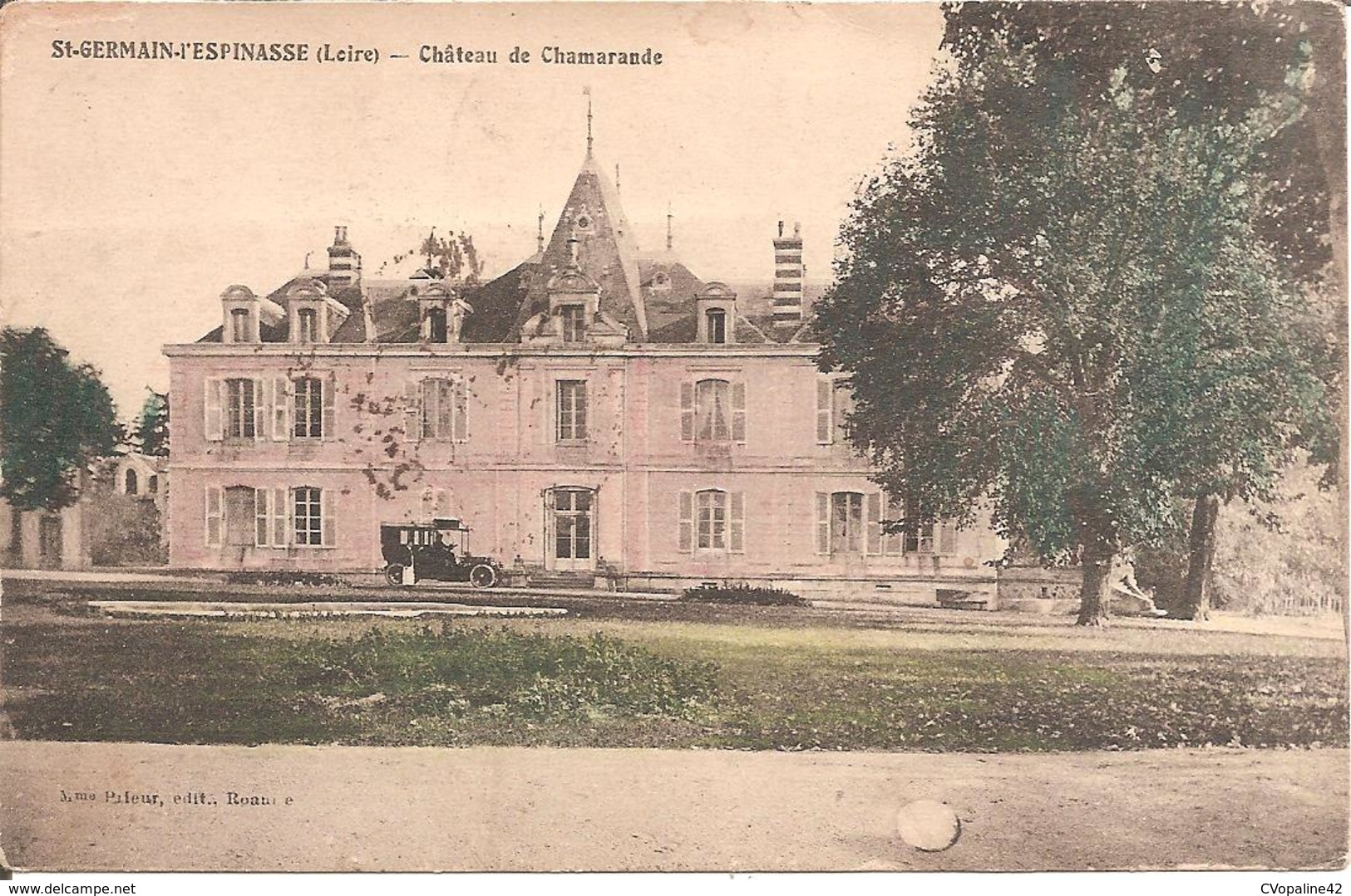 SAINT-GERMAIN-LESPINASSE (42) Château De Chamarande En 1925 - Autres & Non Classés