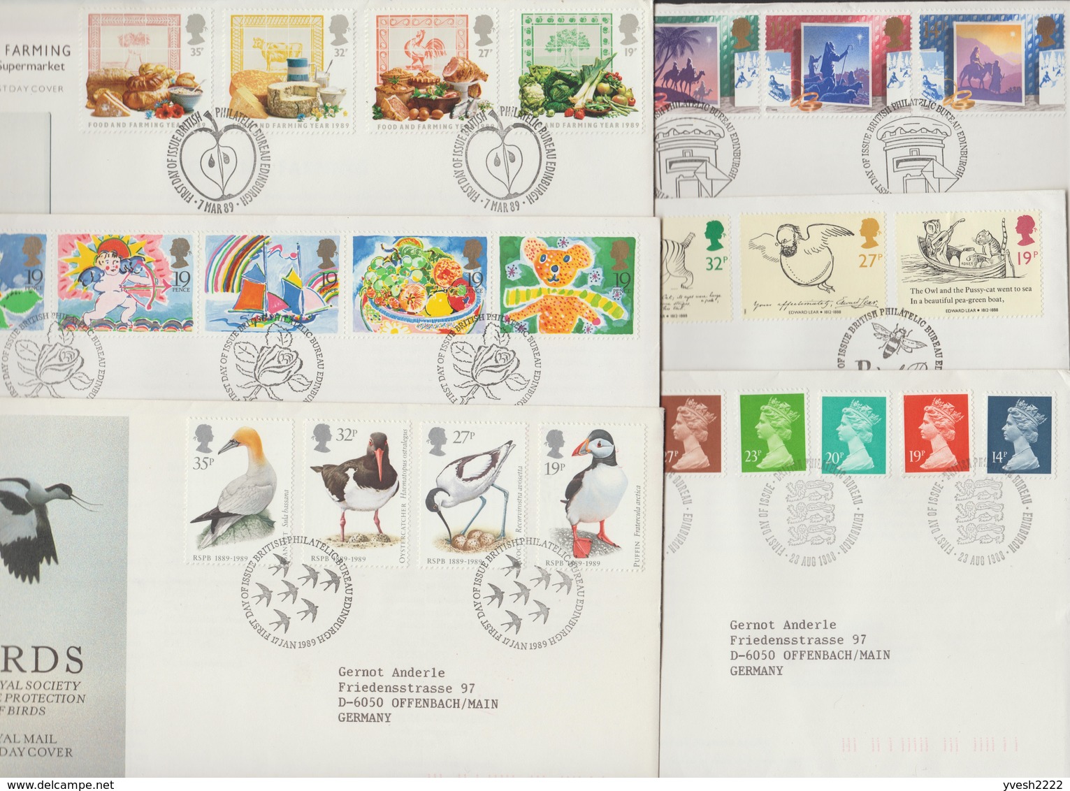 GB 1970 à 2010. Petit Lot De 142 FDC De 1970 à 2010. Superbe, Cote + De 1000 € - 2001-10 Ediciones Decimales