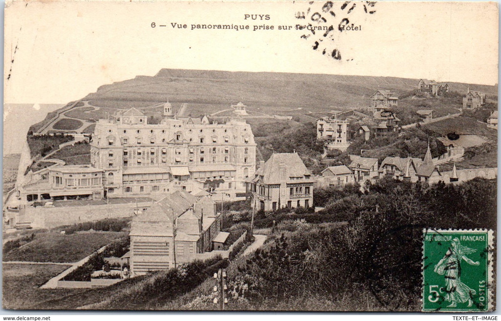 76 PUYS - Vue Panoramique Prise Sur Le Grand Hôtel - Autres & Non Classés