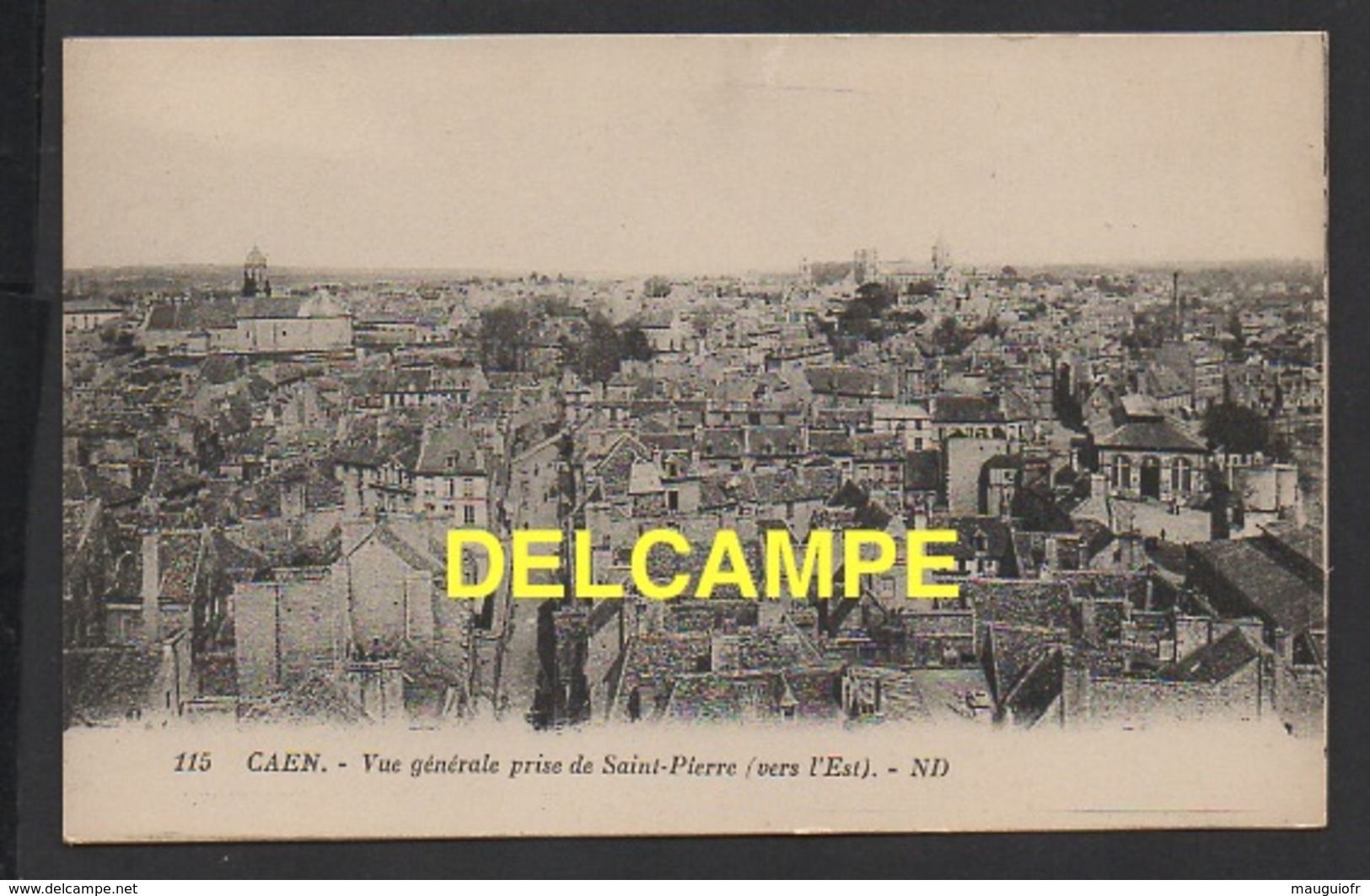 DD / 14 CALVADOS / CAEN / VUE GENERALE PRISE DE SAINT-PIERRE (VERS L' EST) - Caen