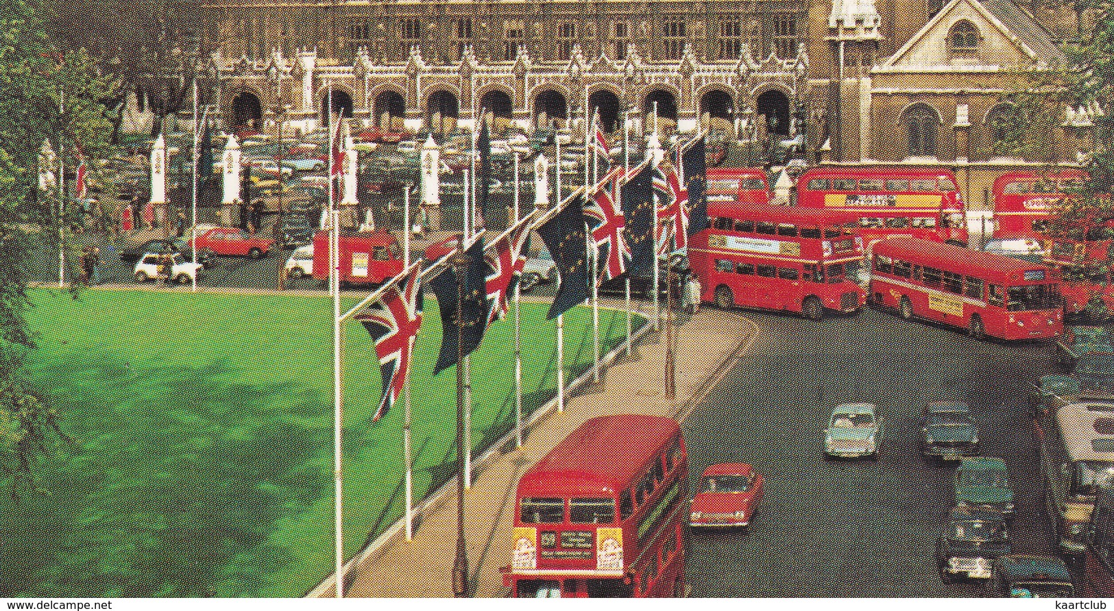 London: FORD ESCORT, AUSTIN 1100, MINI, HILLMAN IMP, AUTOBUS, DOUBLE DECK BUSES - Big Ben - Toerisme