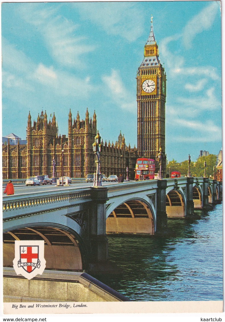 London: AUSTIN MINI, MINIVAN, FX TAXI, DOUBLE DECK BUSES - Big Ben, Westminster Bridge - Toerisme