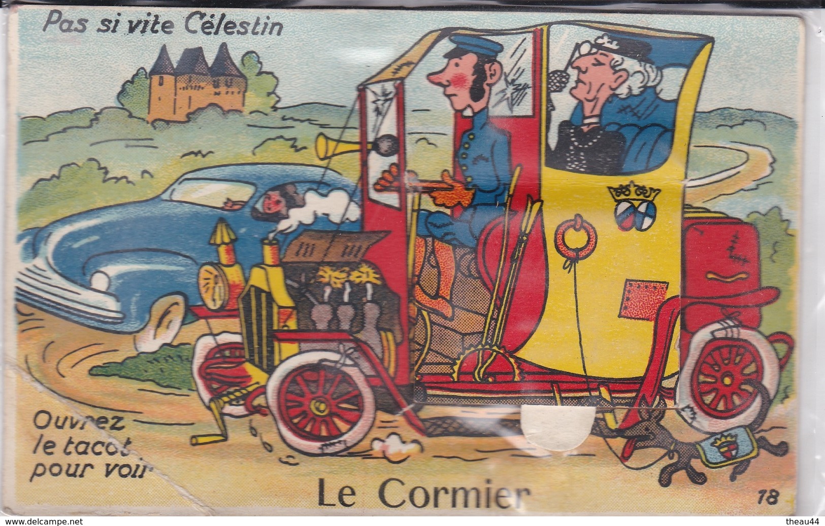 ¤¤   -   LA PLAINE-sur-MER  -  LE CORMIER   -   Carte à Système   -   Pas Si Vite Célestin  -   ¤¤ - La-Plaine-sur-Mer