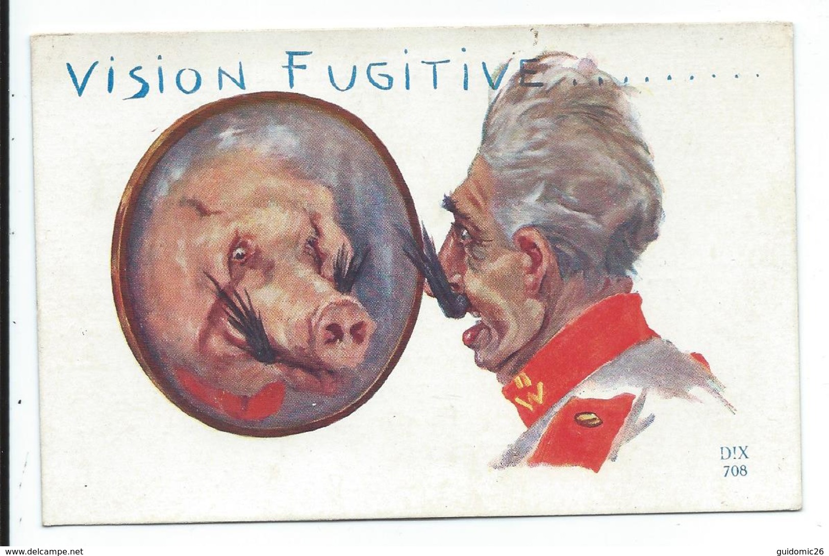 Carte Satyrique "vision Fugitive" - Autres & Non Classés