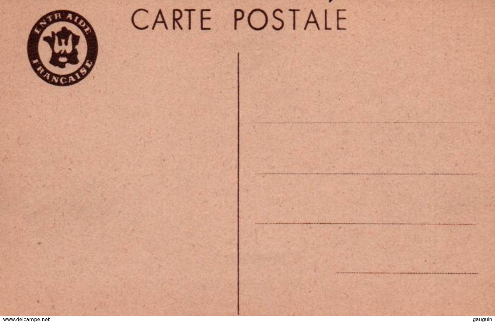 CPA - ENTRAIDE Française ( Ex Secours National En 1945 ) - Groupe D'enfants - Carte De Propagande - Autres & Non Classés
