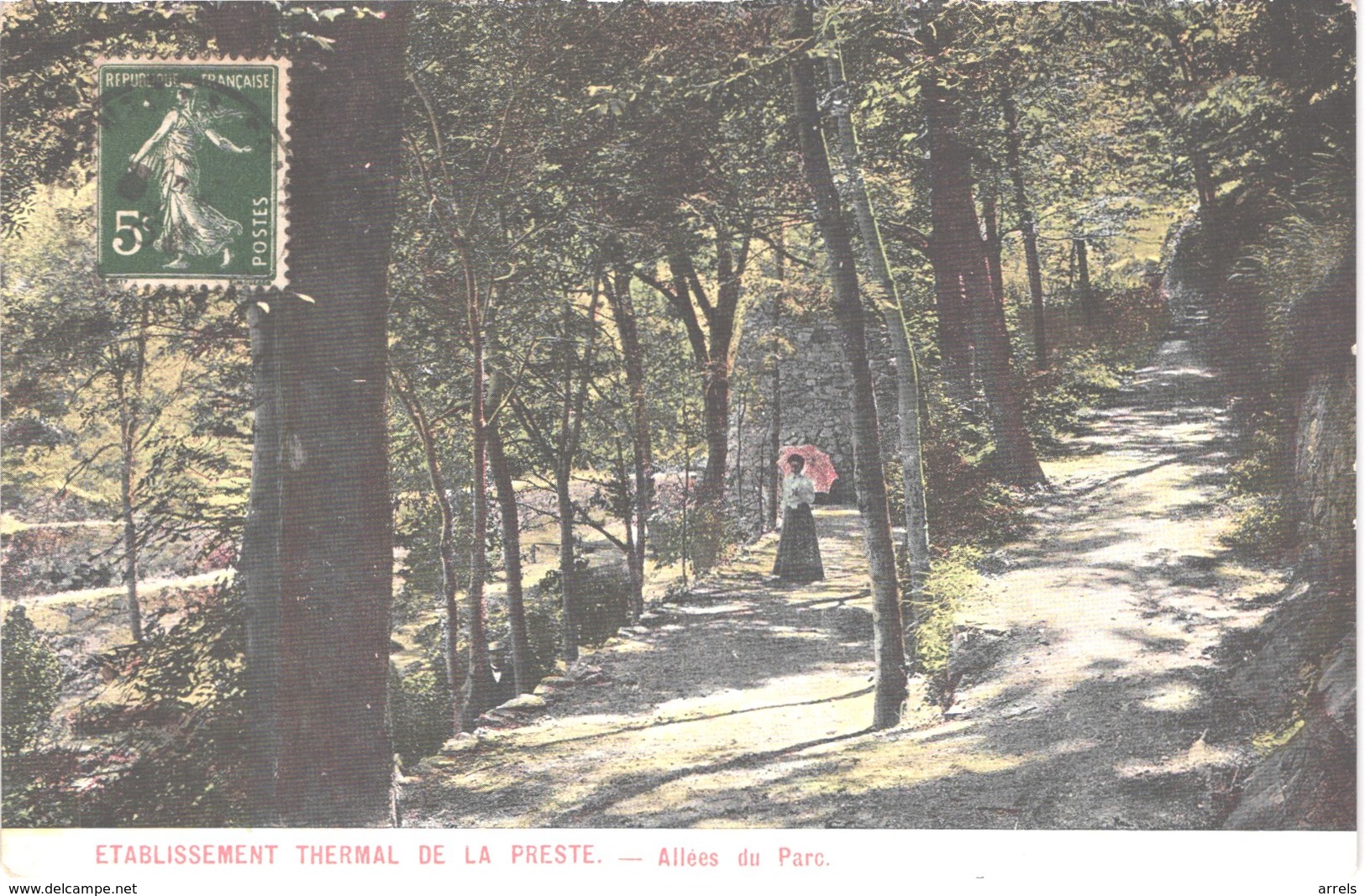 FR66 PRATS DE MOLLO - LA PRESTE - établissement Thermal - Allée Du Parc - Animée - Belle - Autres & Non Classés