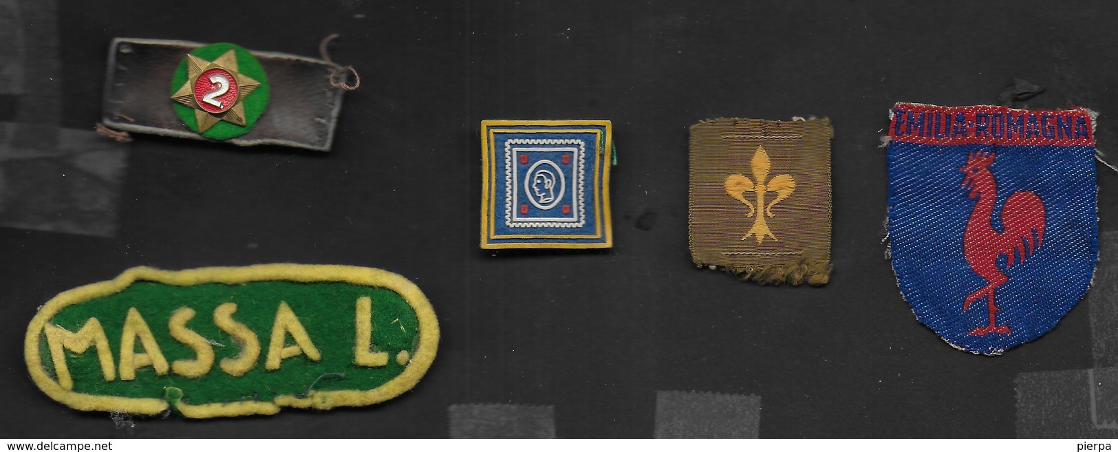 MOSTRINE DIVISA SCOUT REPARTO MASSALOMBARDA ANNI '60 - Scoutisme