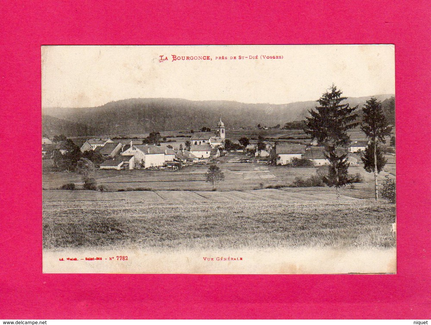 88 Vosges, La Bourgonce, Près St-Dié, Vue Générale, 1915, (Weick) - Saint Die