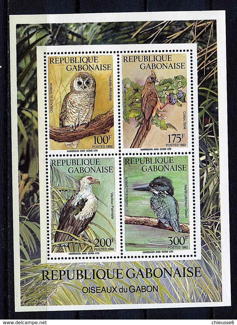 Rep. Gabon ** Bloc N° 67 - Oiseaux Du Gabon - Gabon (1960-...)