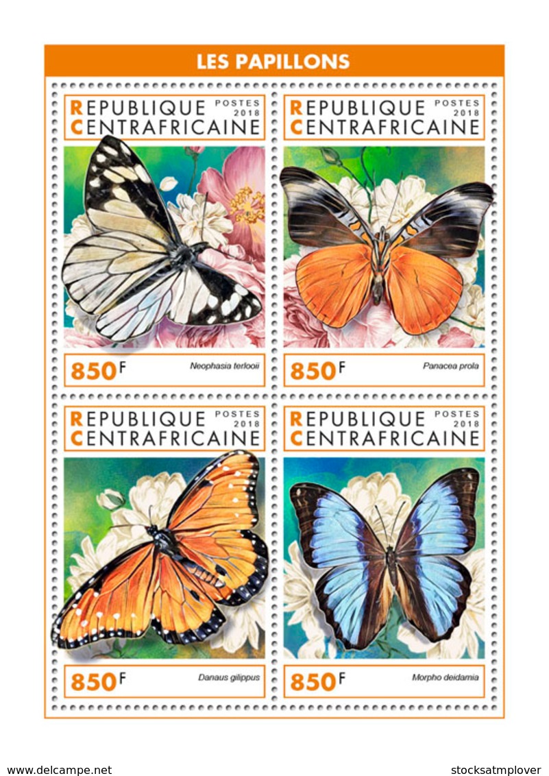 Central Africa 2018 Fauna Butterflies S201902 - Central African Republic