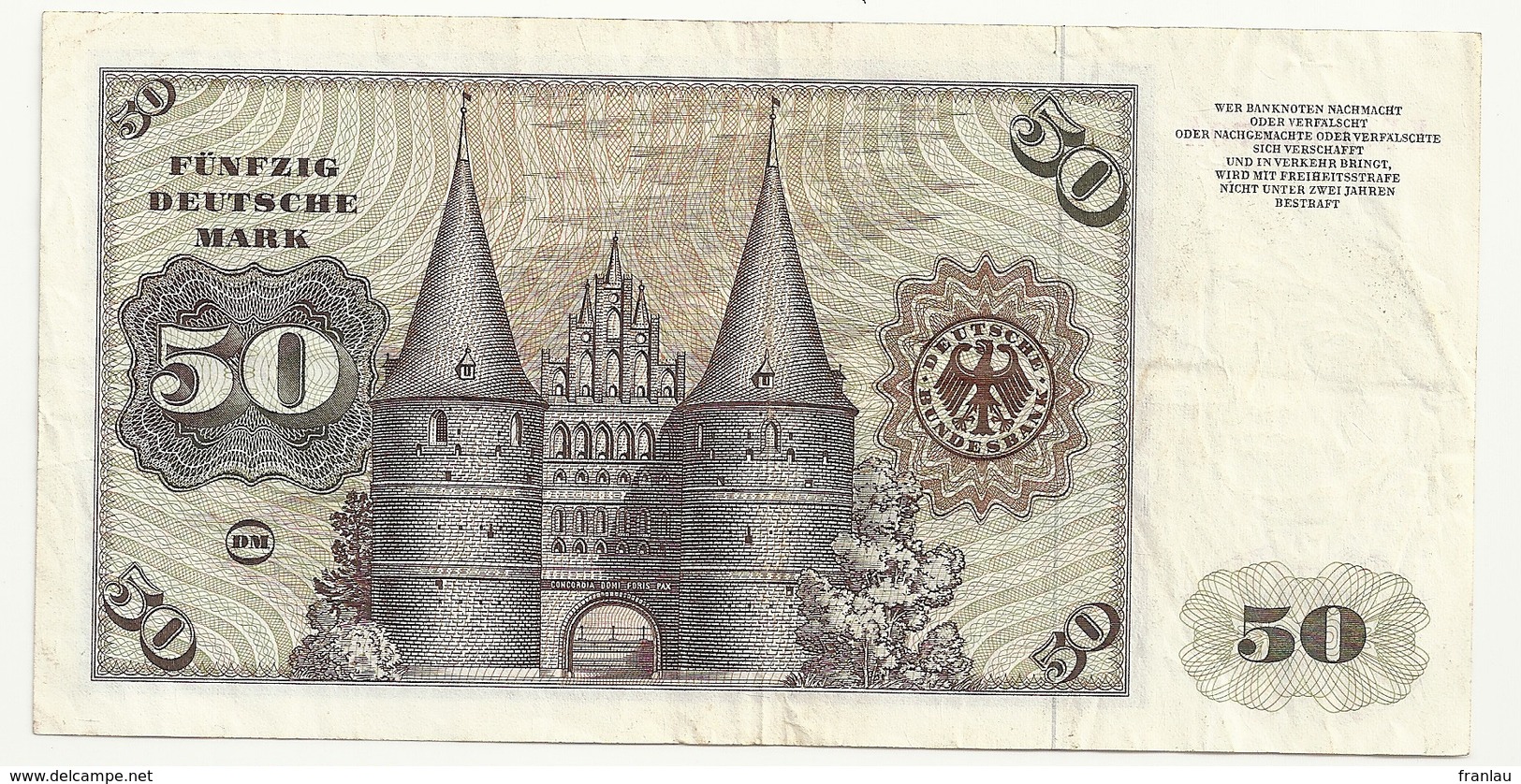 Allemagne 50 Mark 1977 - 50 Deutsche Mark