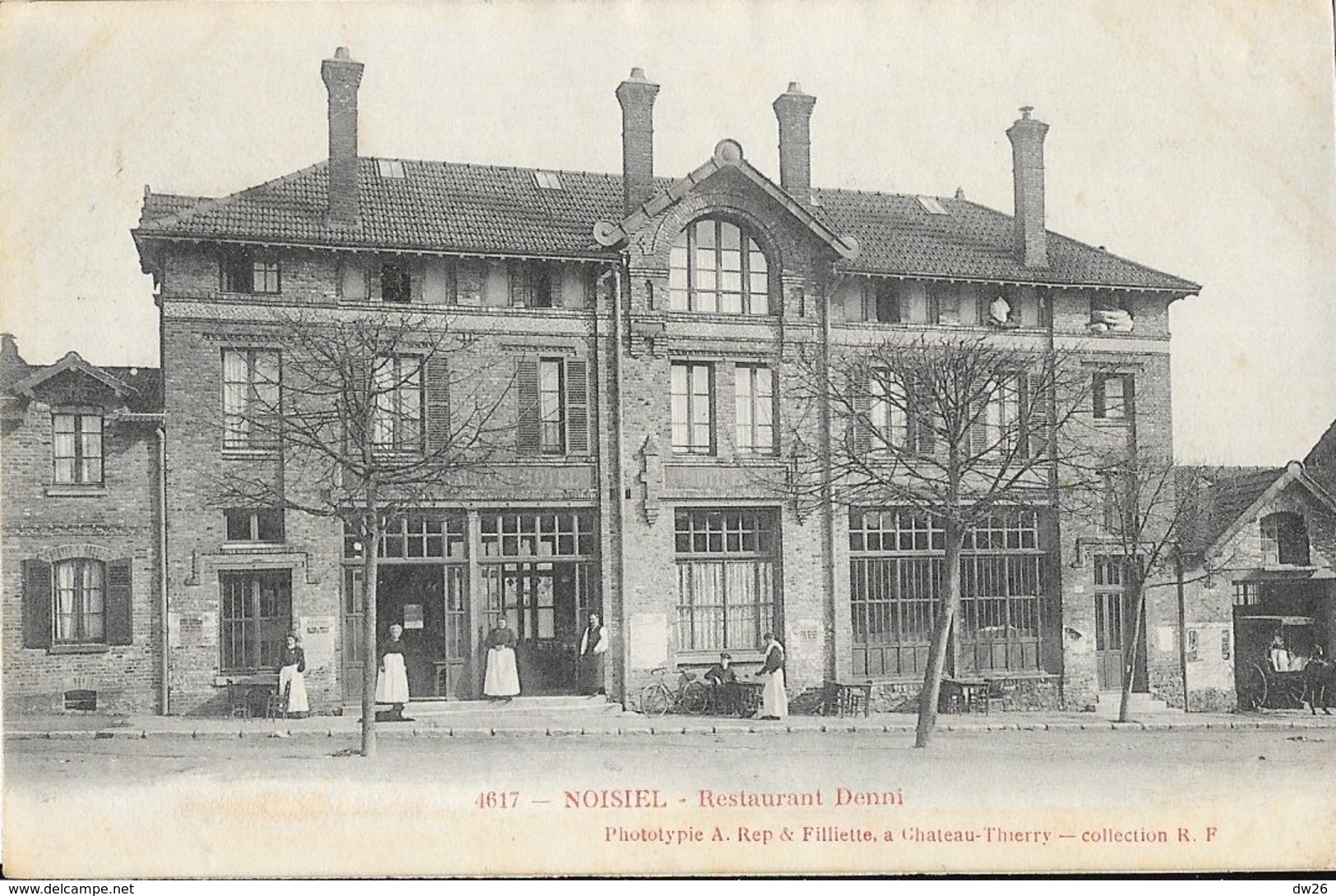 Noisiel (Seine-et-Marne) - Restaurant Denni - Collection R.F. - Phototypie A. Rep & Fillette - Carte N° 4617 - Restaurants