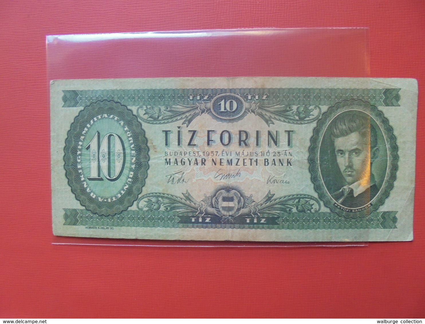 HONGRIE 10 FORINT 1957 CIRCULER - Hongrie