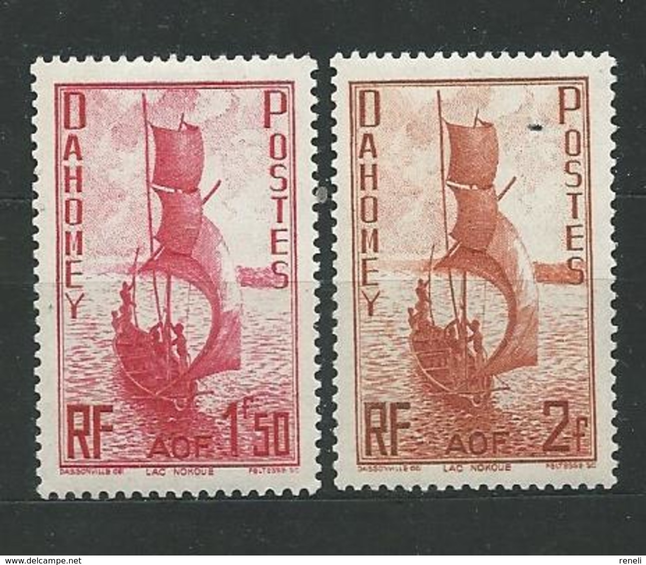 DAHOMEY LOT N° 135/36 ** TB  3 - Nuevos