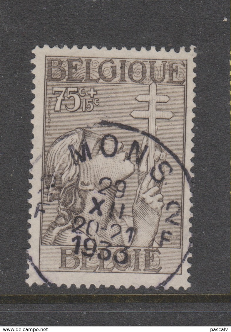 COB 380 Oblitération Centrale MONS 2 - Oblitérés