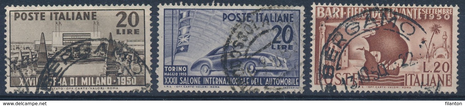 ITALIA - Mi Nr 789/790 + 800 - Gest./obl. - Cote 7,50 € - 1946-60: Used