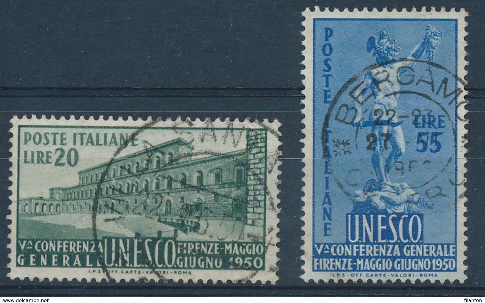 ITALIA - Mi Nr 791/792 - Gest./obl. - Cote 17,50 € - 1946-60: Oblitérés