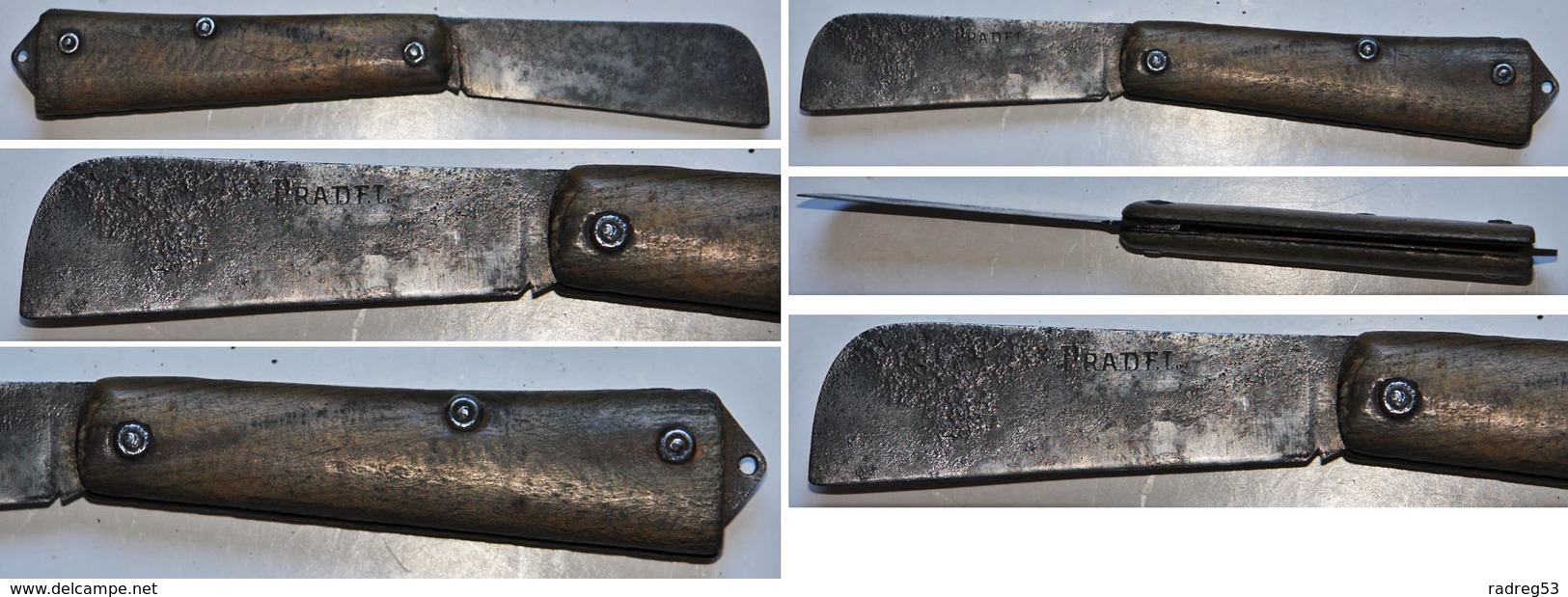 COUTEAUX Anciens Type Montpellier. Pradel. - Knives/Swords