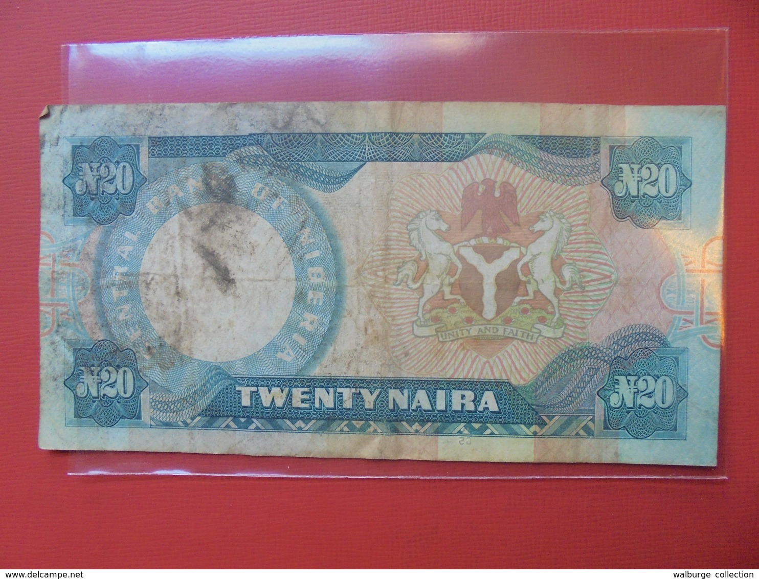 NIGERIA 20 NAIRA 1984 CIRCULER - Nigeria
