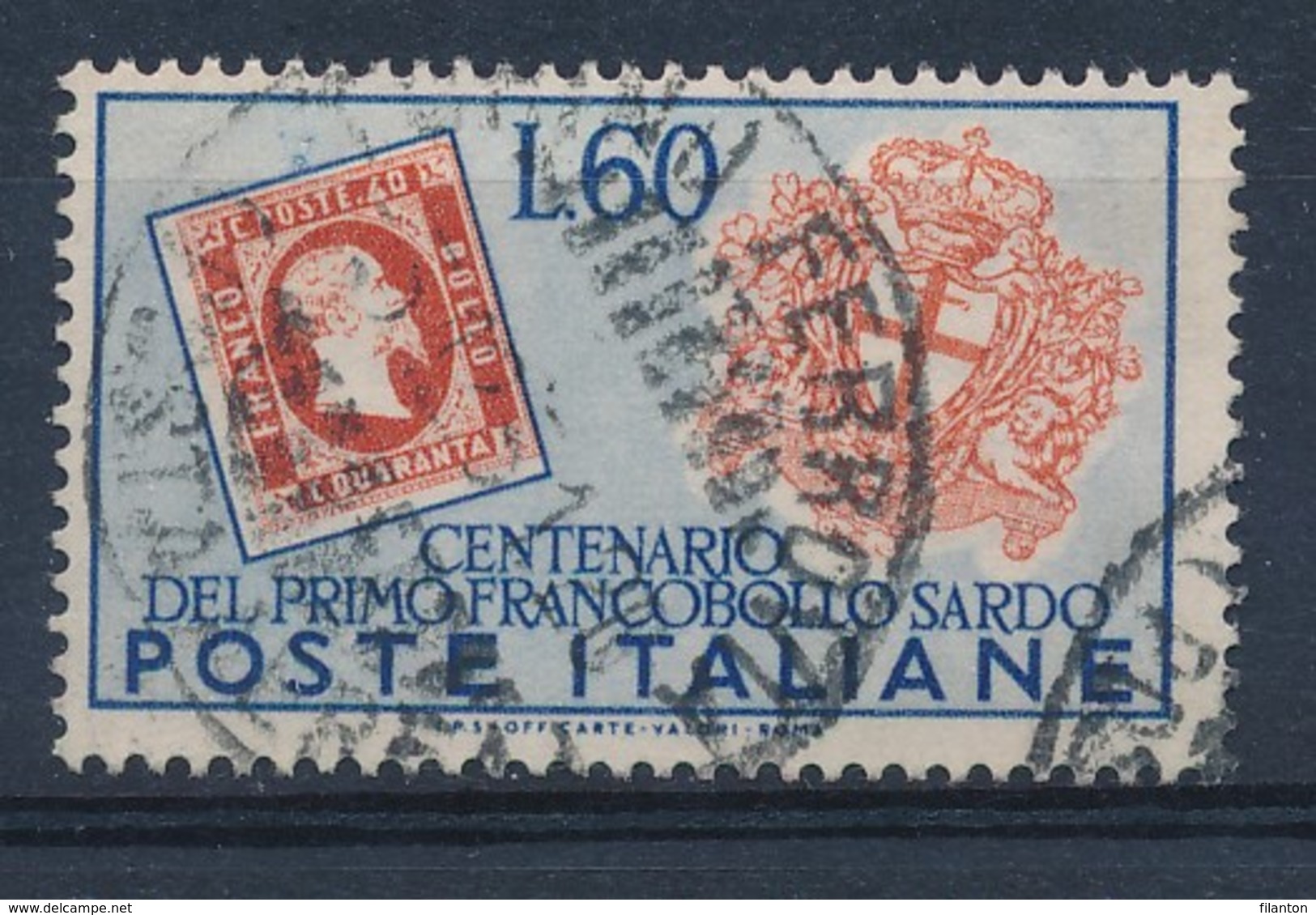 ITALIA - Mi Nr 847 - Gest./obl. - Cote 20,00 € - 1946-60: Oblitérés