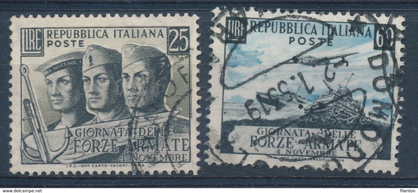 ITALIA - Mi Nr 872/873 - Gest./obl. - Cote 5,70 € - 1946-60: Oblitérés