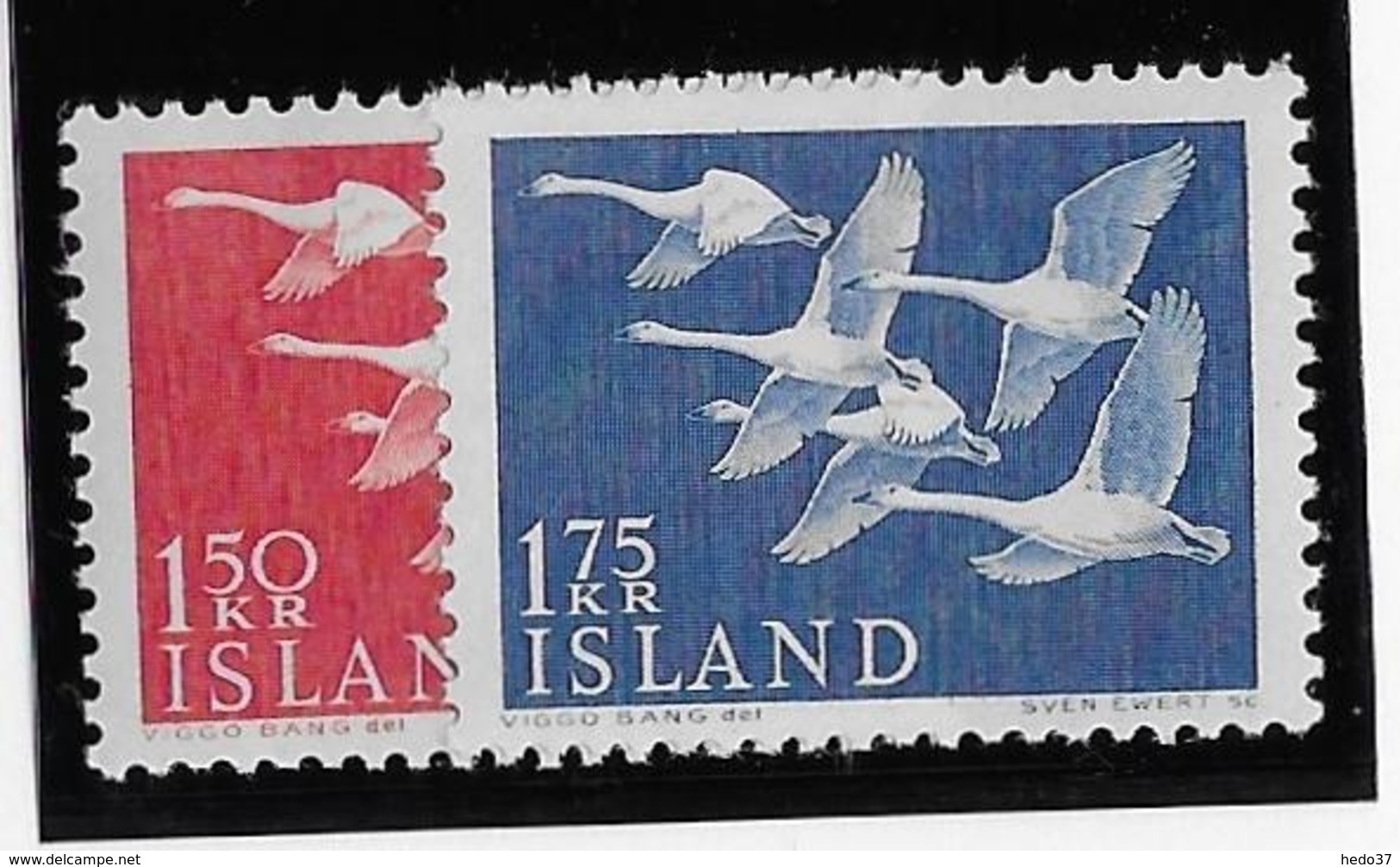 Islande N°270/271 - Oiseaux - Neuf * Avec Charnière - TB - Neufs