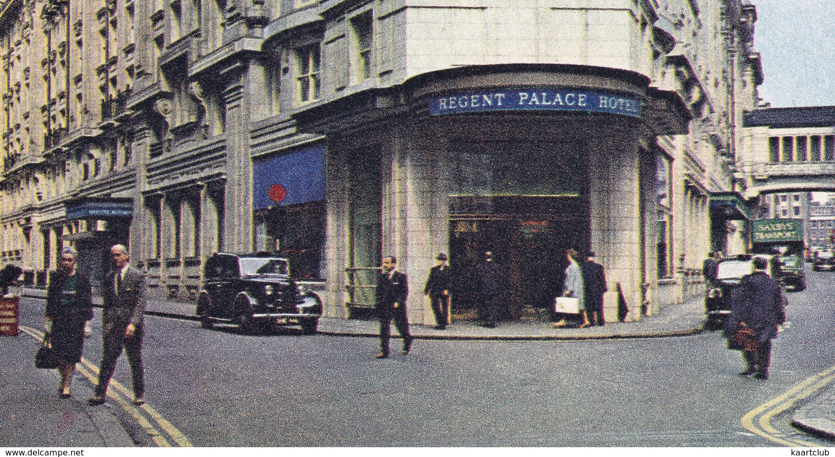 London:  AUSTIN FX2 TAXI  - Regent Palace Hotel, Piccadilly Circus - Toerisme