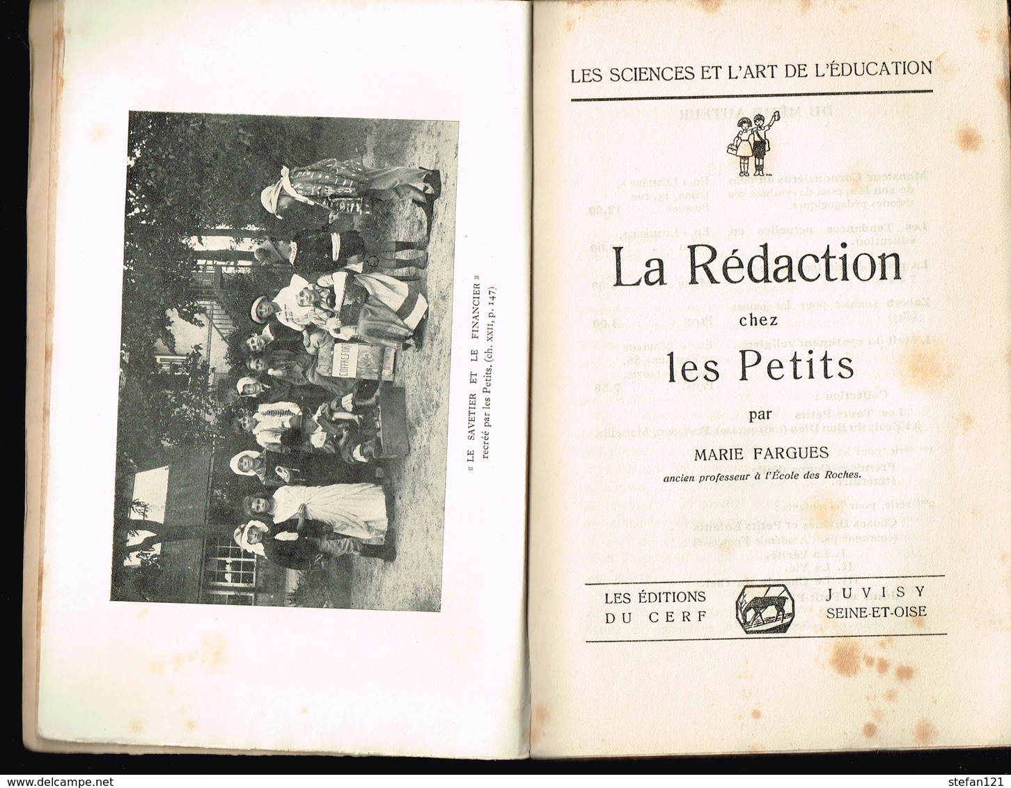 La Rédaction Chez Les Petits - Marie Fargues - 1931 - 170 Pages 19,3 X 13 Cm - 6-12 Ans