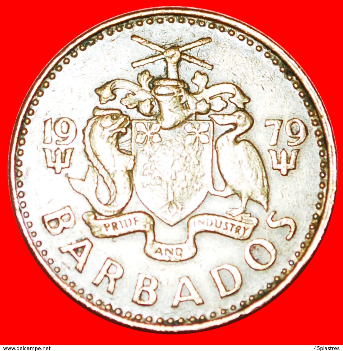 # GREAT BRITAIN (1973-2007): BARBADOS ★ 5 CENTS 1979! LOW START ★ NO RESERVE! - Barbades