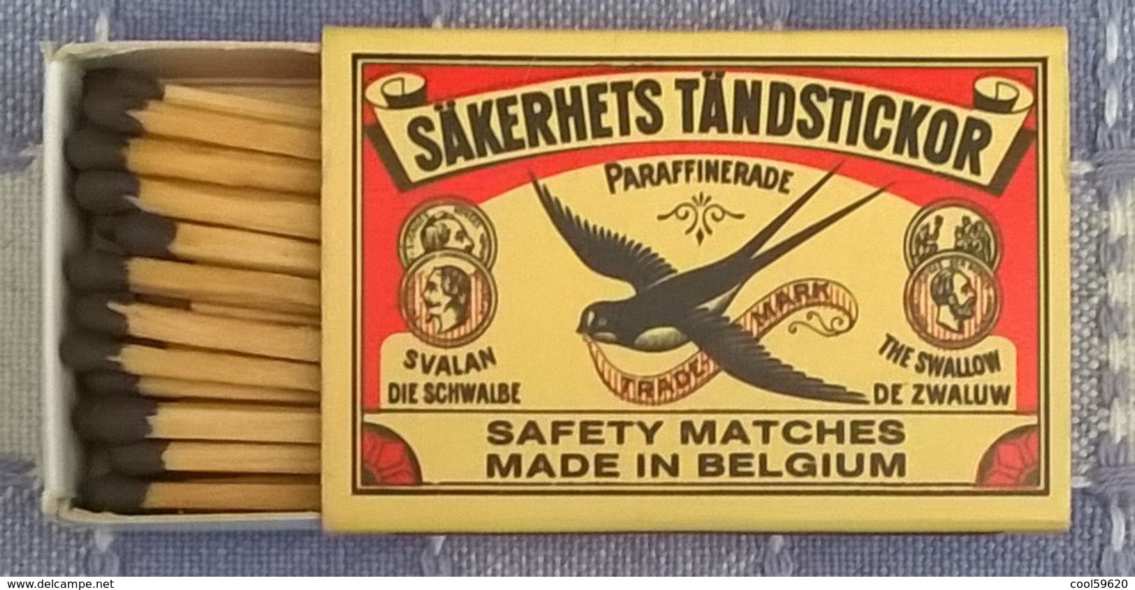 Säkerhets Tändstickor, Made In Belgium - Matchboxes