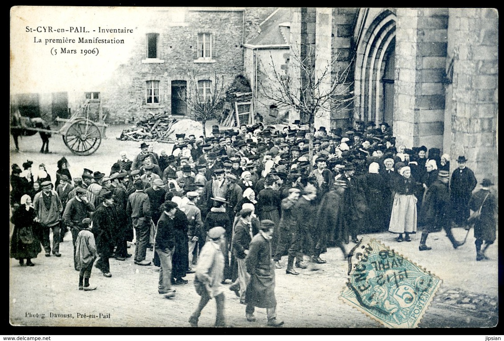 Cpa Du 61 St Cyr En Pail La Première Manifestation 5 Mars 1906    ACH12 - Autres & Non Classés