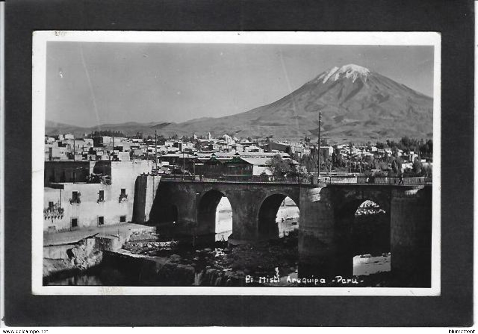 CPA Pérou Péru Non Circulé Carte Photo RPPC - Perù