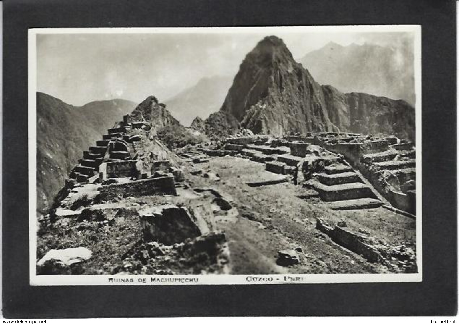 CPA Pérou Péru Non Circulé Carte Photo RPPC Machupicchu - Perù