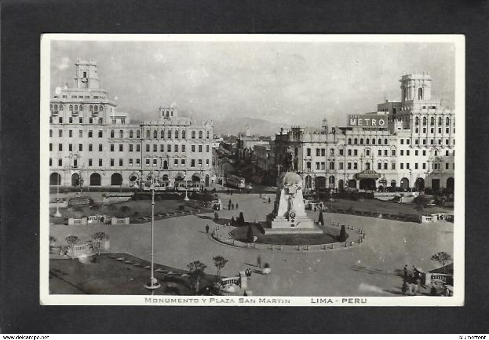 CPA Pérou Péru Non Circulé Carte Photo RPPC Lima - Pérou