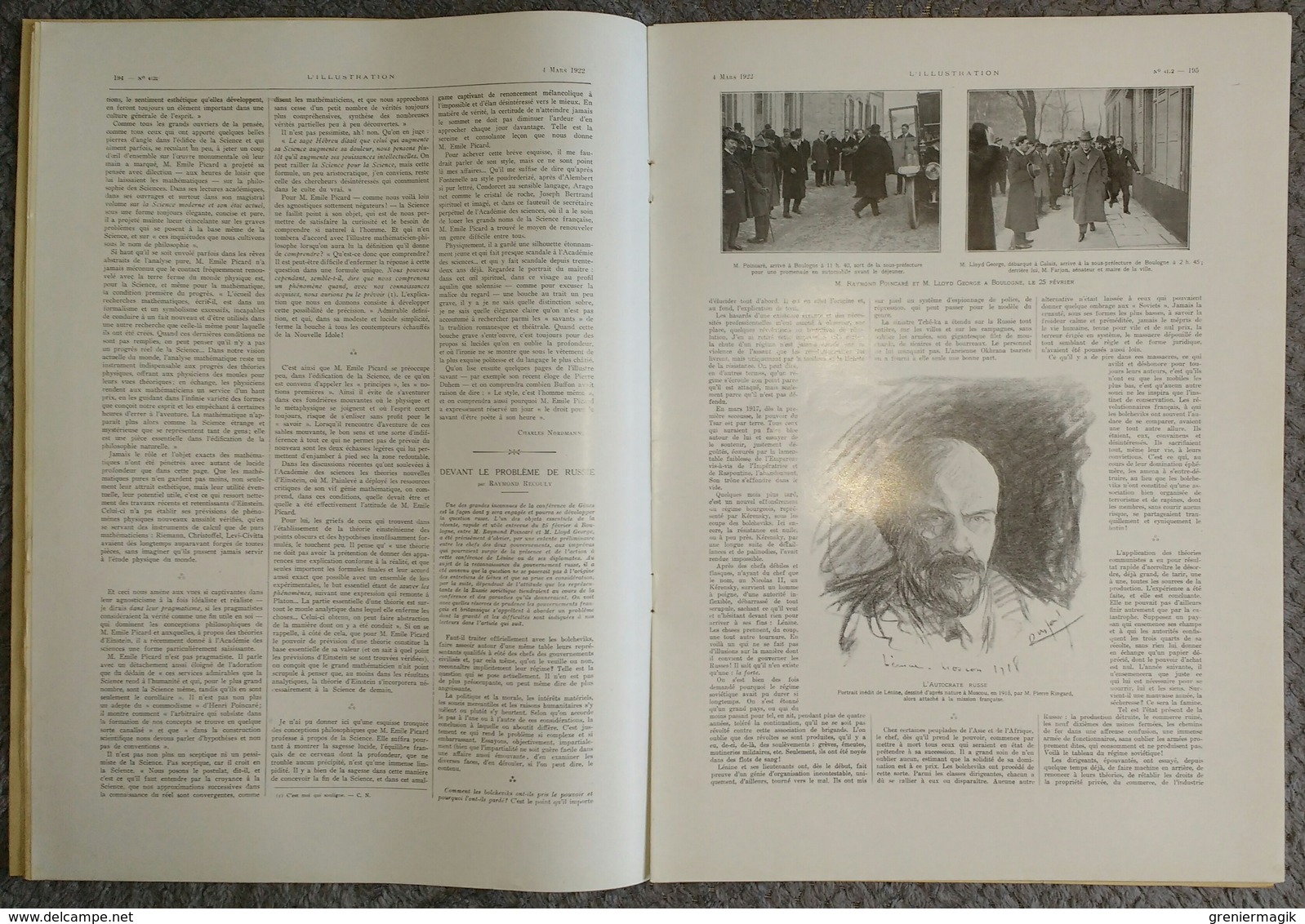 L'Illustration 4122 4 mars 1922 Rugby France-Angleterre/Exposition Arts décoratifs/Princesse Mary Lord Lascelles/Landru