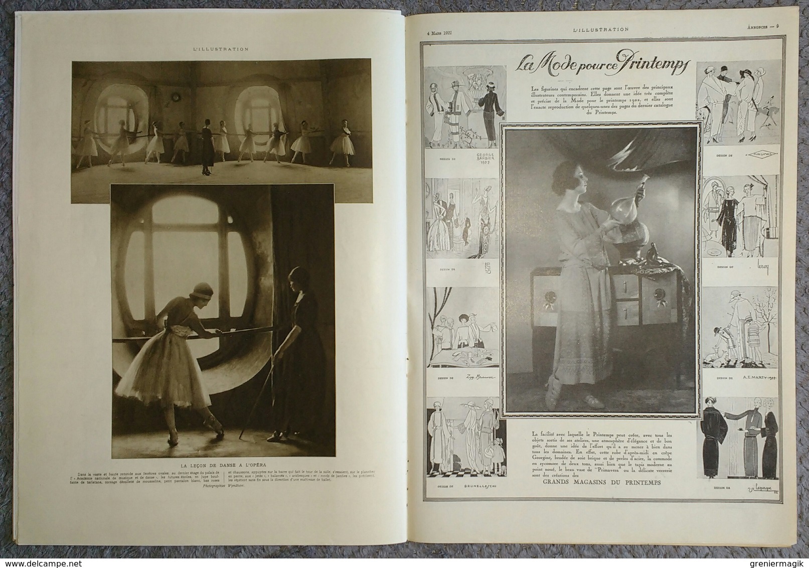 L'Illustration 4122 4 mars 1922 Rugby France-Angleterre/Exposition Arts décoratifs/Princesse Mary Lord Lascelles/Landru