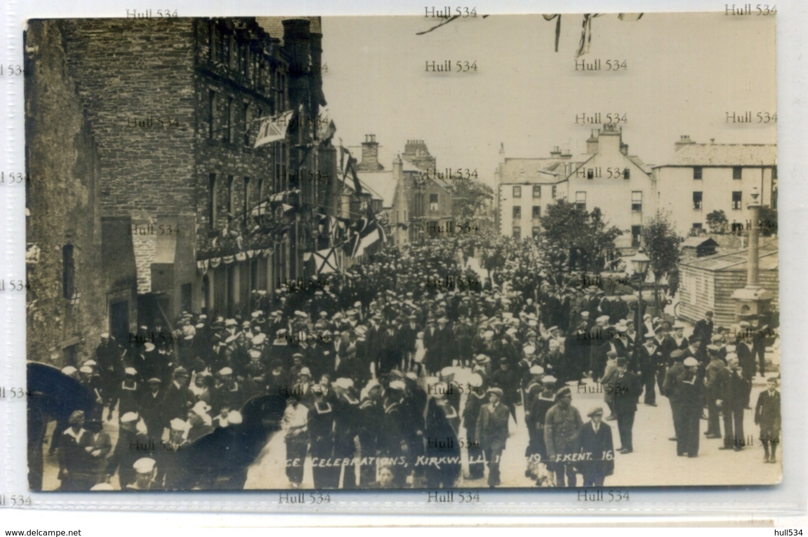 Orkney Postcard Kirkwall Peace Celebrations 1919 By Tom Kent No.16 - Orkney