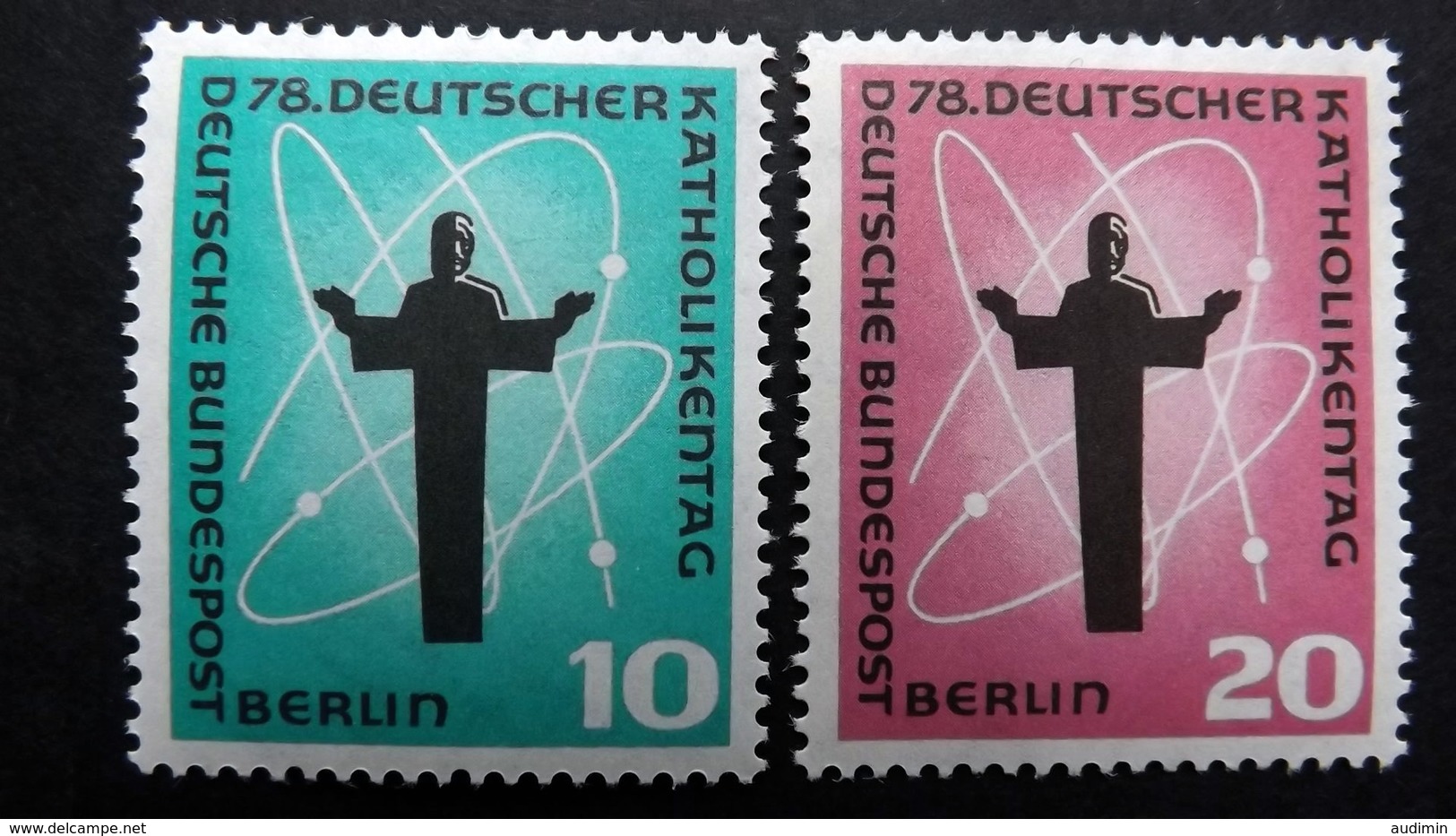 Deutschland Berlin 179/80 **/mnh, Deutscher Katholikentag, Berlin - Unused Stamps