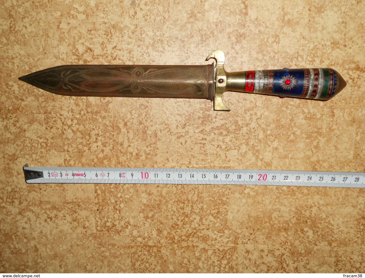 Couteau Ancien Du Rajasthan - Armas Blancas