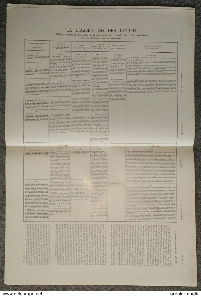 L'Illustration 4127 8 avril 1922 Einstein au collège de France/Toulouse Lautrec/Majorelle au Maroc/Auguste Brouet/Gènes