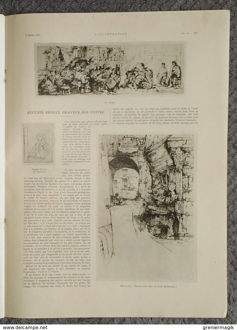 L'Illustration 4127 8 avril 1922 Einstein au collège de France/Toulouse Lautrec/Majorelle au Maroc/Auguste Brouet/Gènes