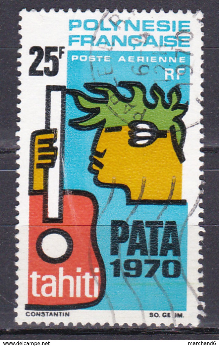 Polynésie Poste Aérienne P.A.T.A. 1970 à Tahiti N°28 Oblitéré - Oblitérés