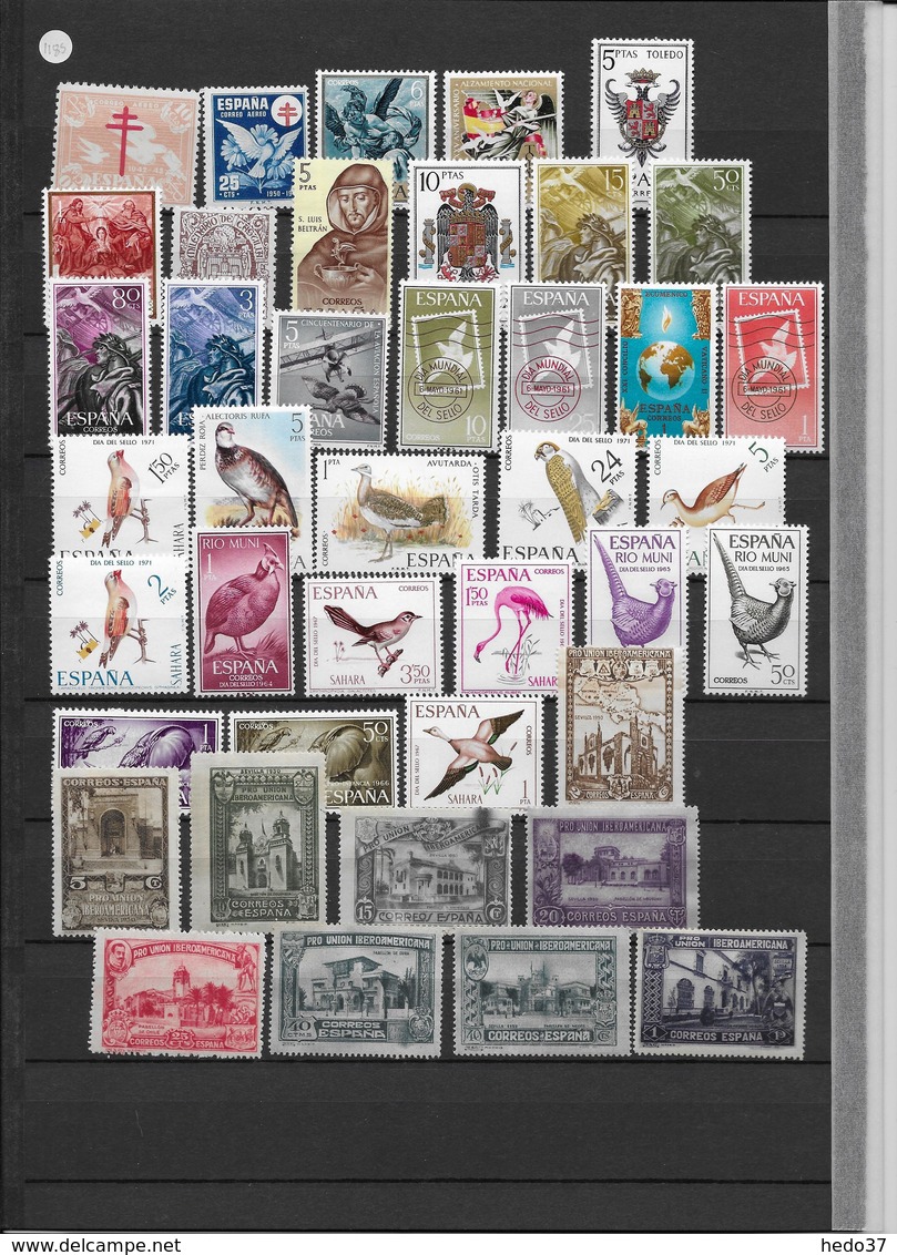 Espagne Ensemble De Timbres - **/*/oblitérés- TB - Collections