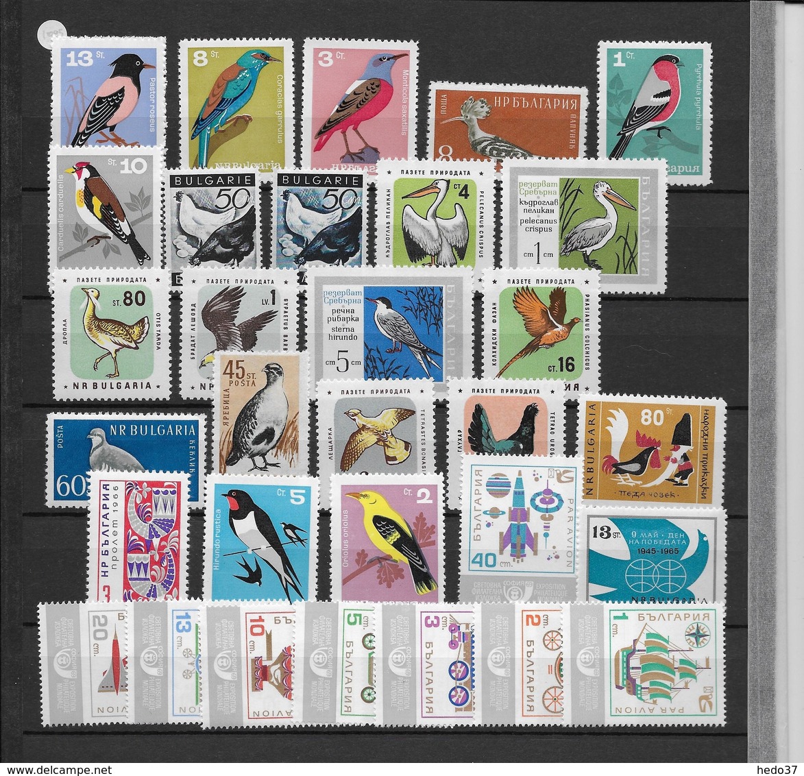 Bulgarie Thème Oiseaux Ensemble De Timbres - **/* - TB - Verzamelingen & Reeksen