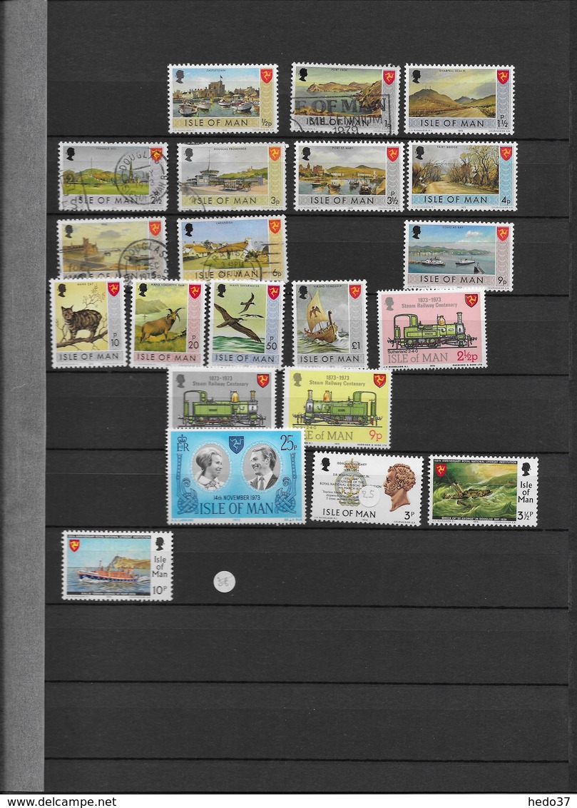 Ile De Man Ensemble De Timbres - **/*/oblitérés - TB - Isle Of Man