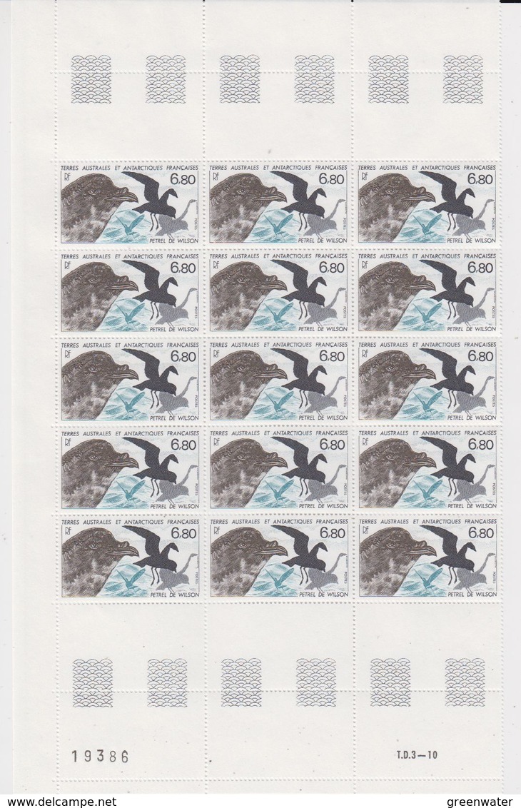 TAAF 1988 Petrel De Wilson 1v Strip Of  15 ** Mnh (TA223) - Ongebruikt