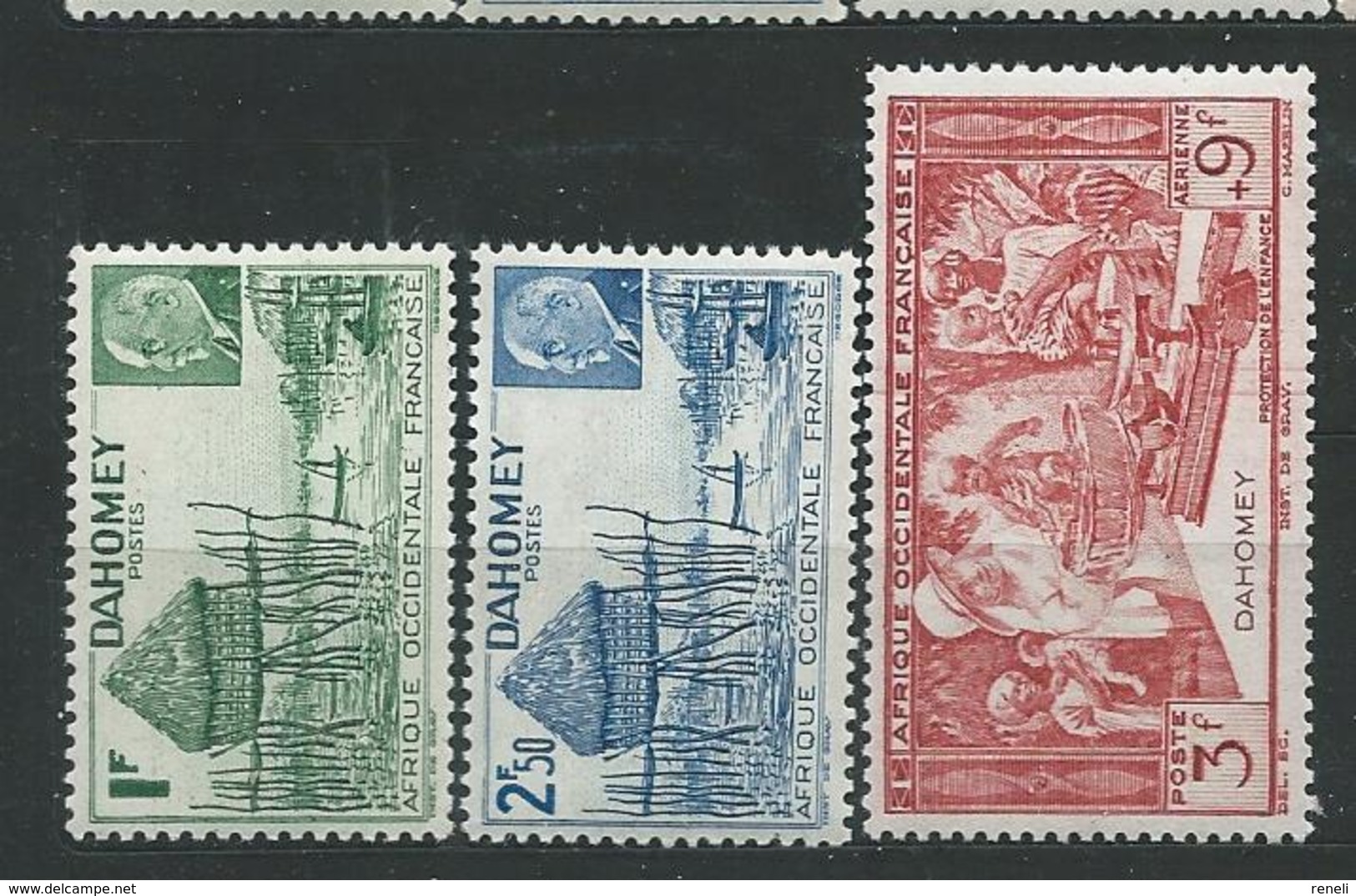 DAHOMEY N° 149/50+A8 ** TB  6 - Neufs